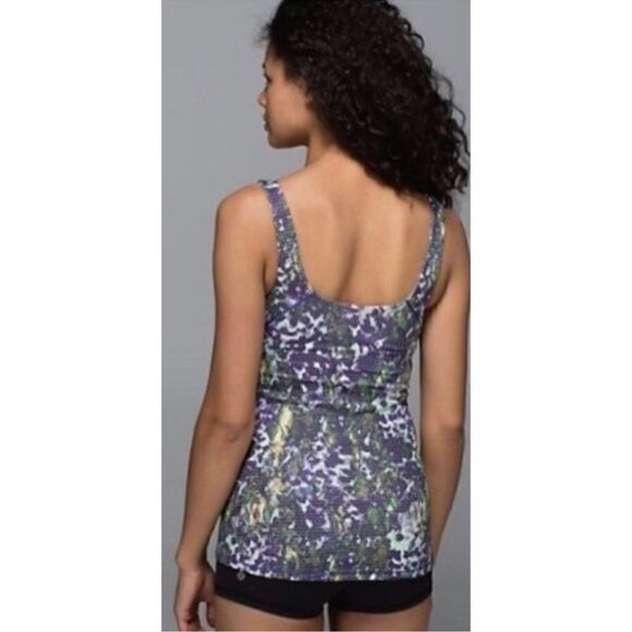 Lululemon Amala Floral Dot Tank Top size 4 - Picture 3 of 7